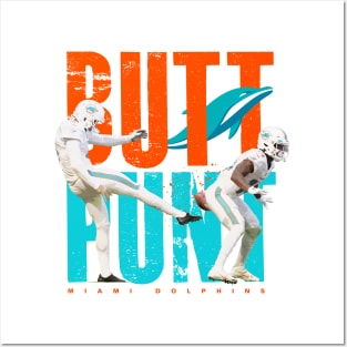 Miami Dolphins Butt Punt Posters and Art